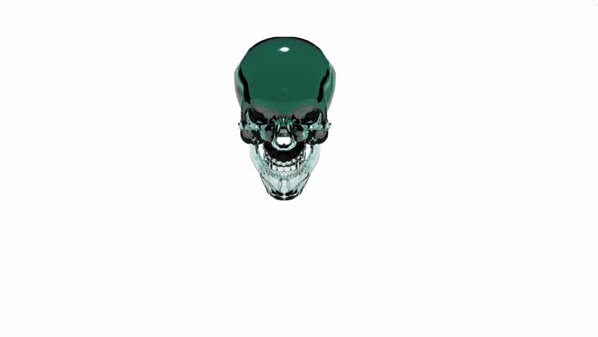Glass Skull smashes front version