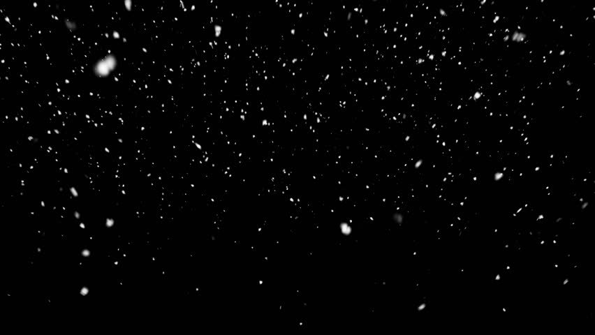 loopable snowfall alpha - Stock Video. Snow falls off the camera down. Also can