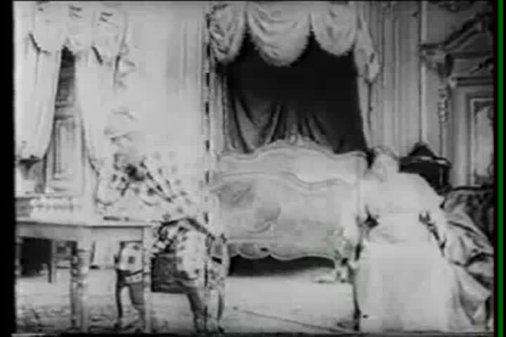 1900s - An unusual silent film uses stop motion animation to show a hotel which comes to life by itself.