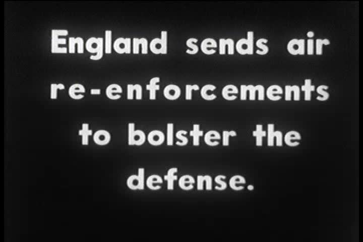 1940s - England and France send troops and air reinforcements to defend Holland in World War Two.