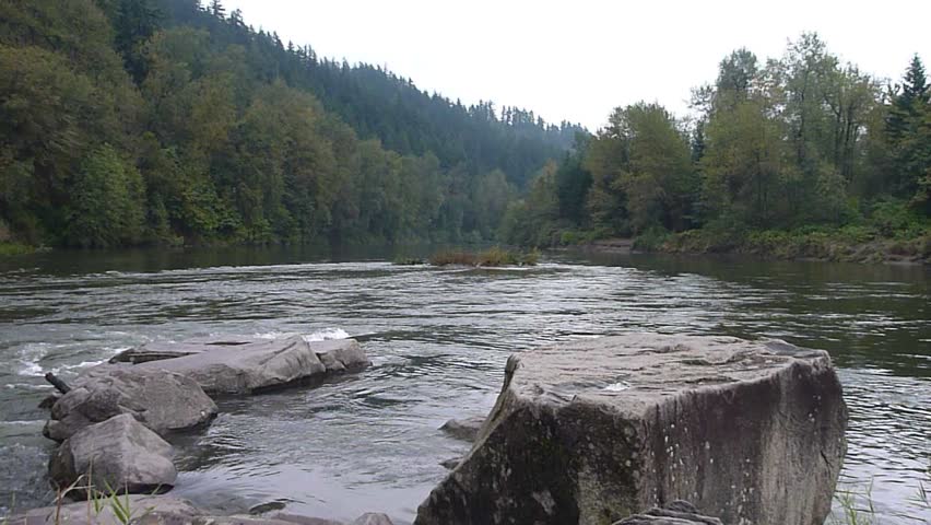 River scenic in Oregon wilderness.