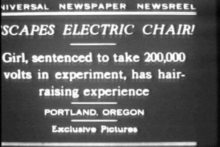 1920s - A girl tests out the electric chain in 1929.