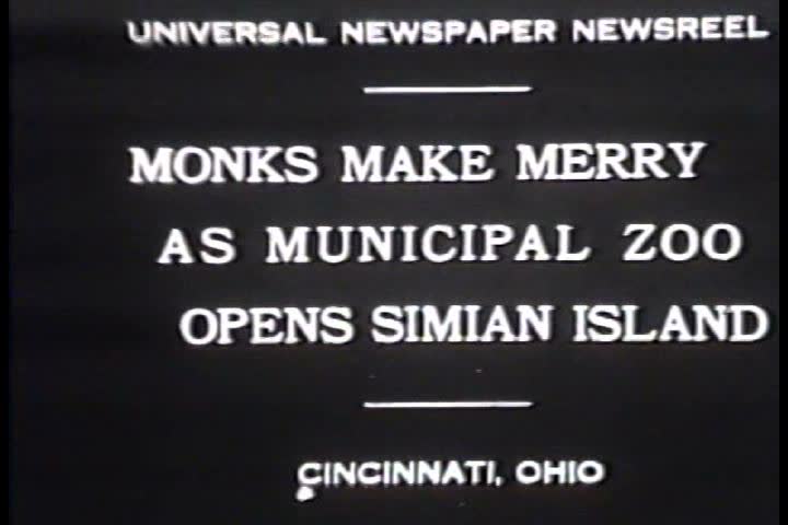 1930s - Cincinnati zoo opens display called Simian Island in 1930.