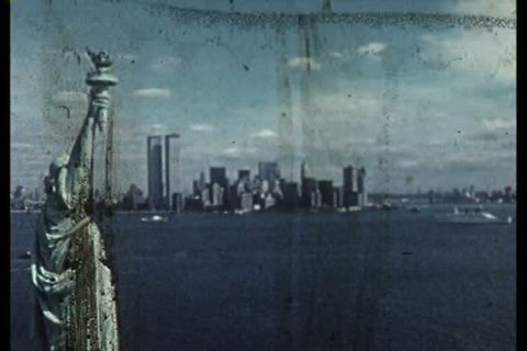 1970s - Silent footage of the World Trade Center shortly after it's completion in the 1970s.