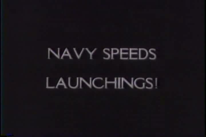 1940s - Navy boats are launched during World War Two.