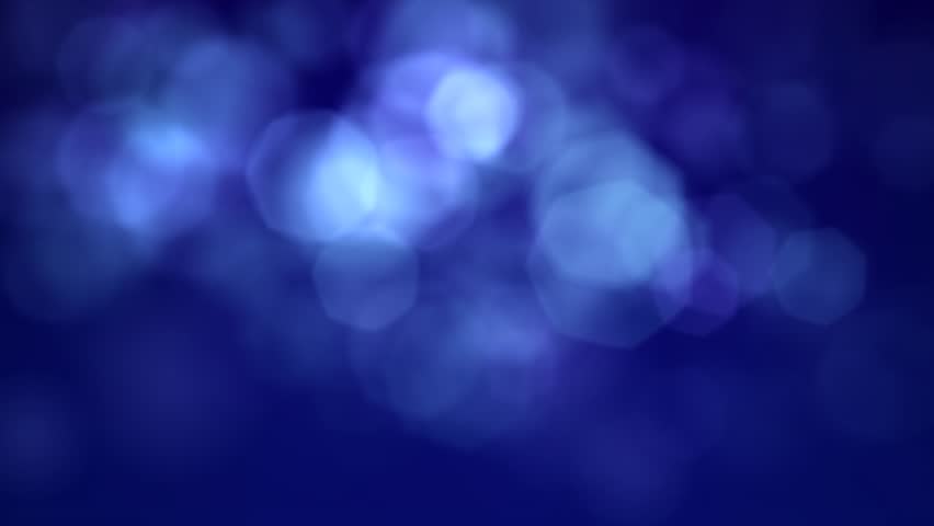 Blue Hexagonal Lens Flares Abstract Background