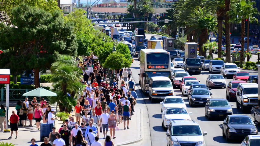 Time Lapse of the Las Vegas Strip Day