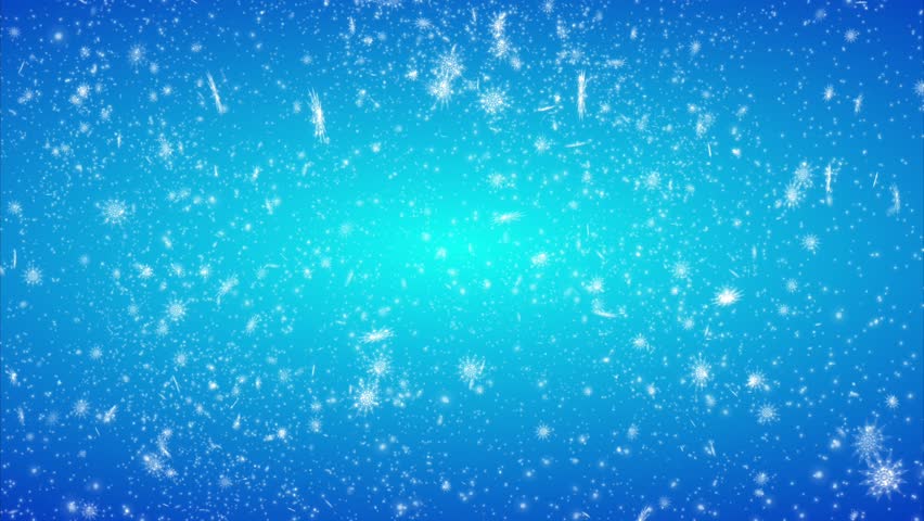 cyclical beautiful background of falling snowflakes with alpha channel