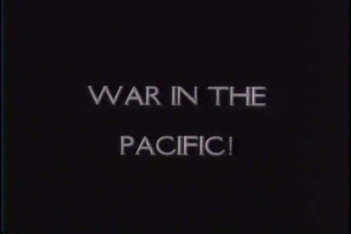 1940s - Japan bombs ports and ships at Midway and New Guinea during World War two.