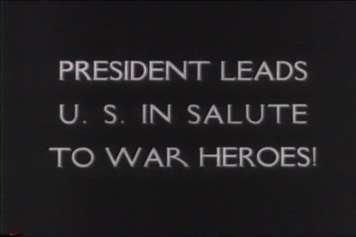 1940s - A parade in Washington D.C. honors the dead in World War two.
