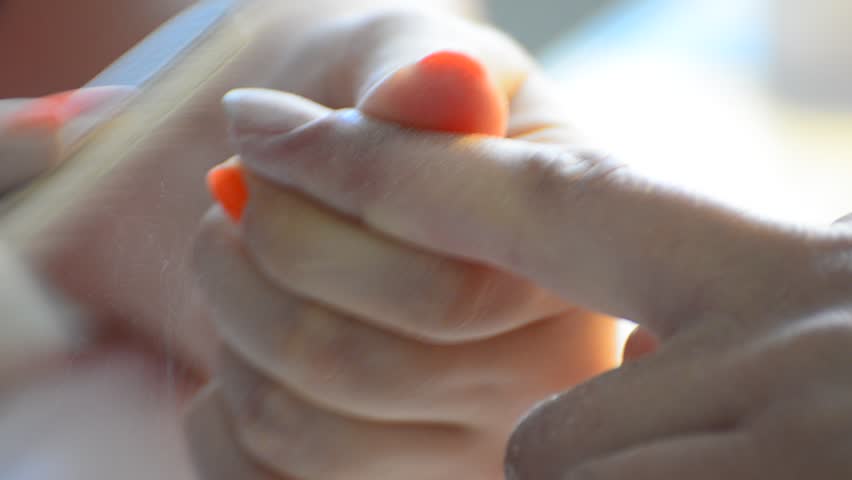 Manicure, Studio beauty, nails manicure, close up shot