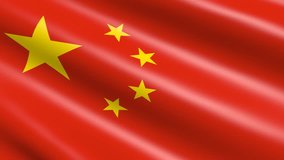 Peoples republic of China Flag, video
