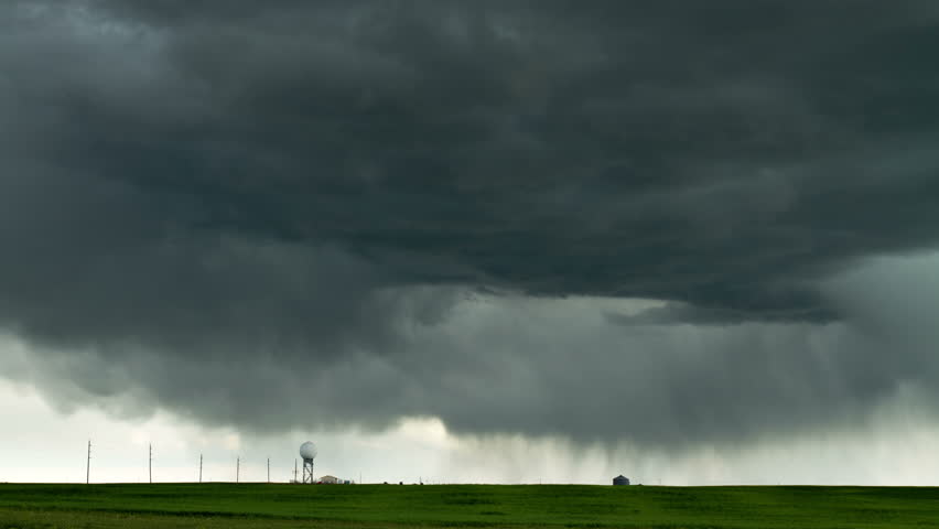 Ominous Storm clouds in eastern Colorado; part of the same storm system that