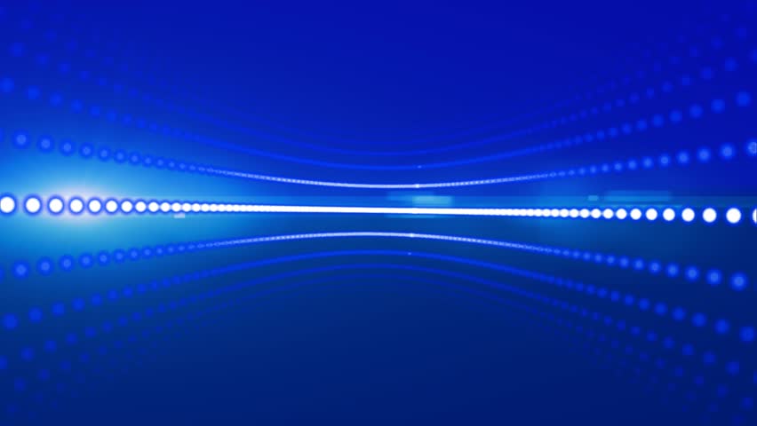 News Style Background - Blue Abstract Motion Background with Lines and Lens
