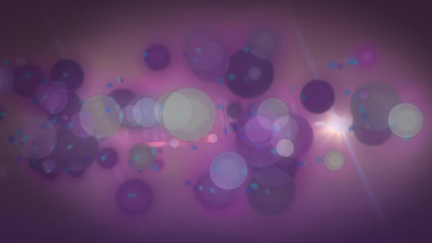 Purple Bokeh Abstract Motion Background