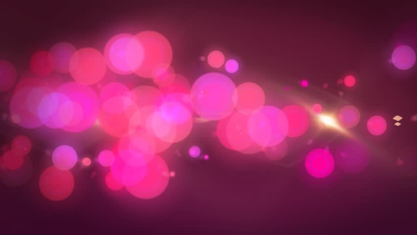 Hot Pink Bokeh Abstract Motion Background