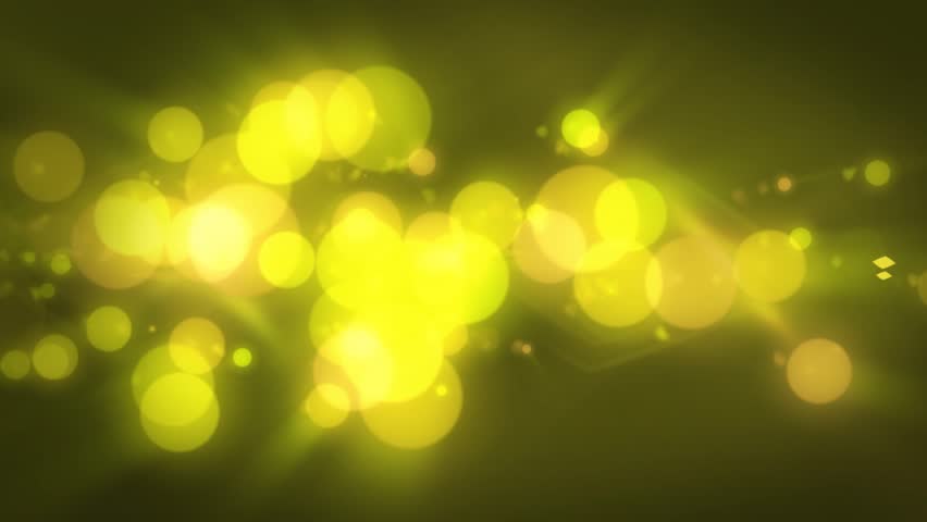 Yellow Bokeh Abstract Motion Background