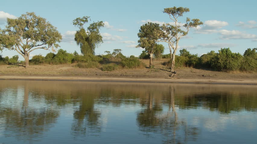 Boating along the Chobe River