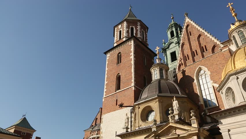 Royal palace in Wawel in Krakow, Poland. 