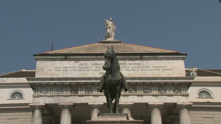 Carlo Felice Theater in Genova, Italy
