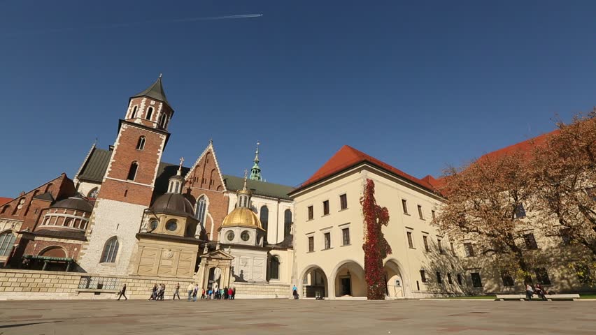Royal palace in Wawel in Krakow, Poland. The monument to history of the Decree