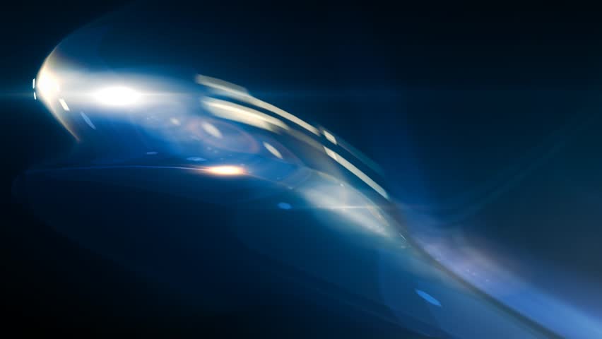 Science Fiction Blue Abstract Moving Background