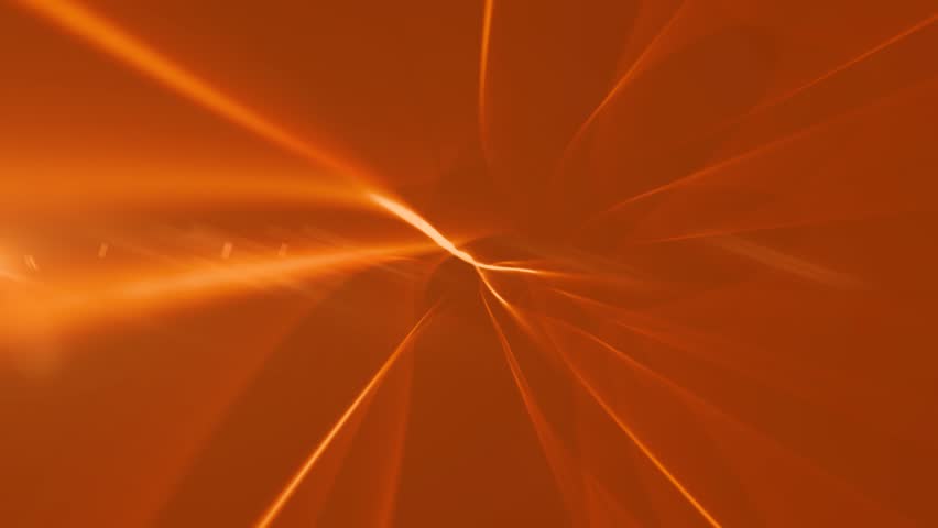 News Style Background - Orange Abstract Motion Background with Lines and Lens