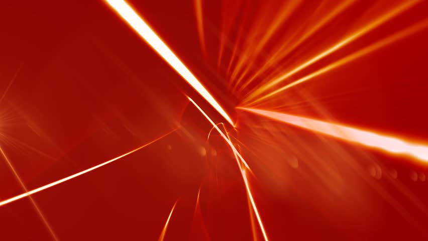News Style Background - Red Abstract Motion Background with Lines and Lens