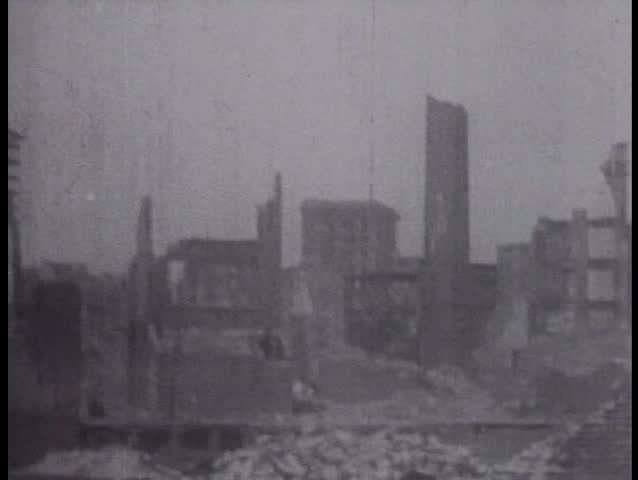 1900s - Damage from the great San Francisco earthquake of 1907
