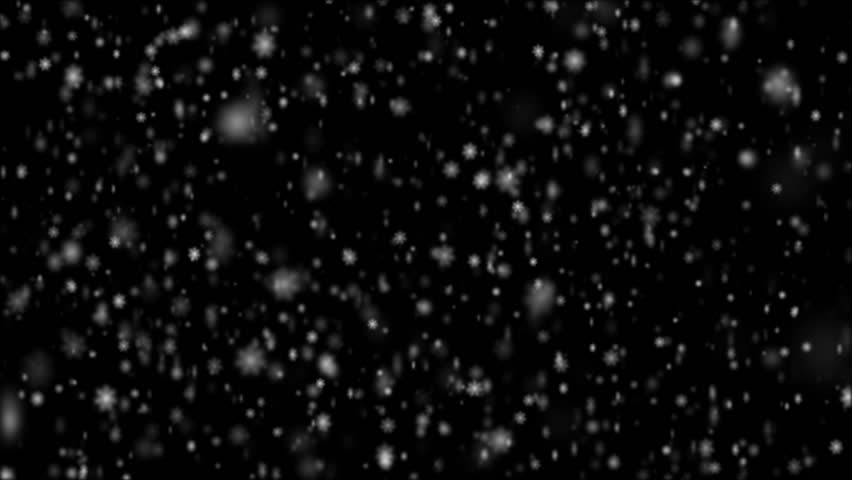 A heavy snowfall background towards camera and looping seamlessly.