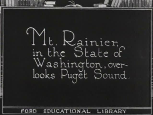 1920s - Mt. Rainier National Park in 1921.