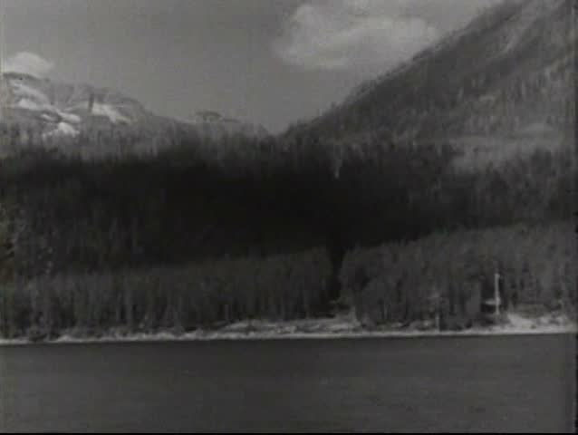 1930s - The wonders of Glacier National Park in 1939 as mobile vacations are new.
