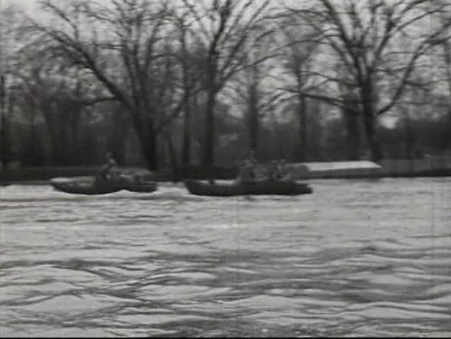 1940s - Amphibious vehicles are tested by the US Army in 1942.