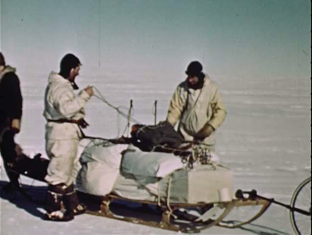 1930s, 1940s - An expedition to Antarctica in the 1930s.