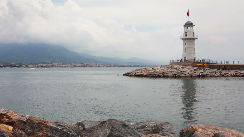 lighthouse in Alanya Turkey