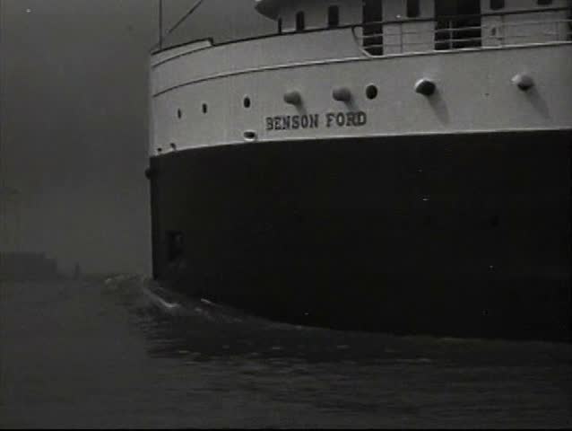 1920s - Life aboard a freighter ship on the high seas in 1928.
