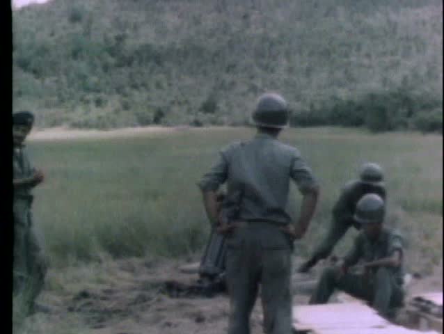 1960s - Americans train soldiers in the Dominican Republic during the Vietnam War.