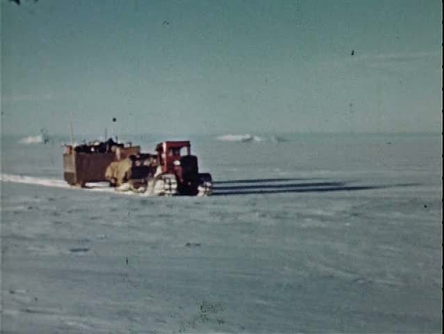 1930s, 1940s - An expedition to Antarctica in the 1930s.