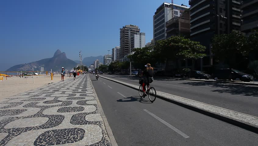 Brazil, in April of 2013:  Ipanema beach, important point of sports in Rio de