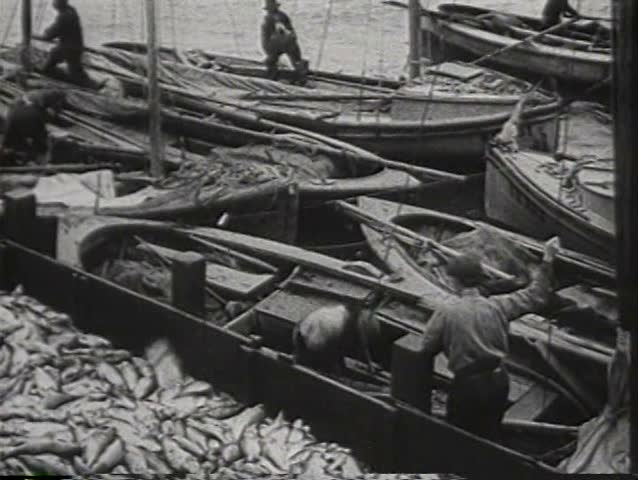 1910s - Commercial fishing in 1919.