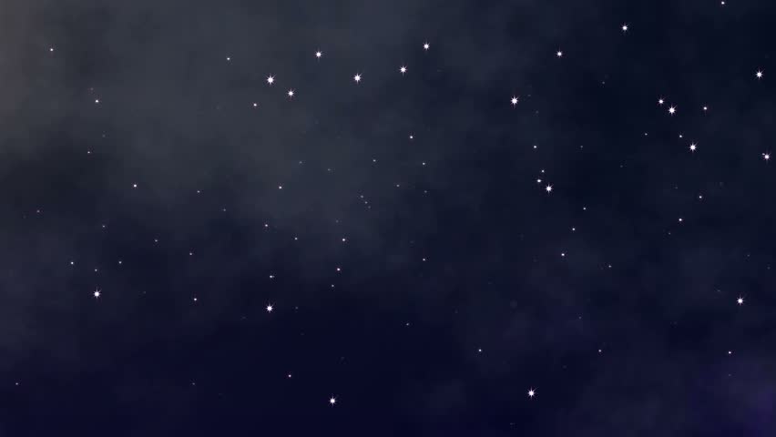 Star Field Animated background of a fantasy night sky with stars