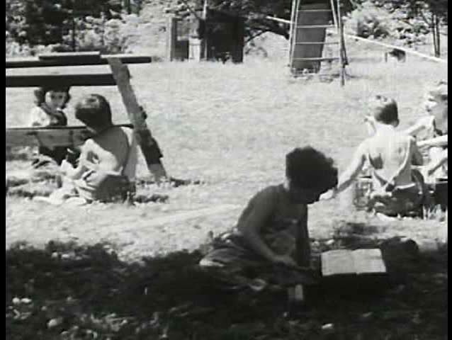 1940s - A child's day at a progressive, education-minded summer camp in 1942.
