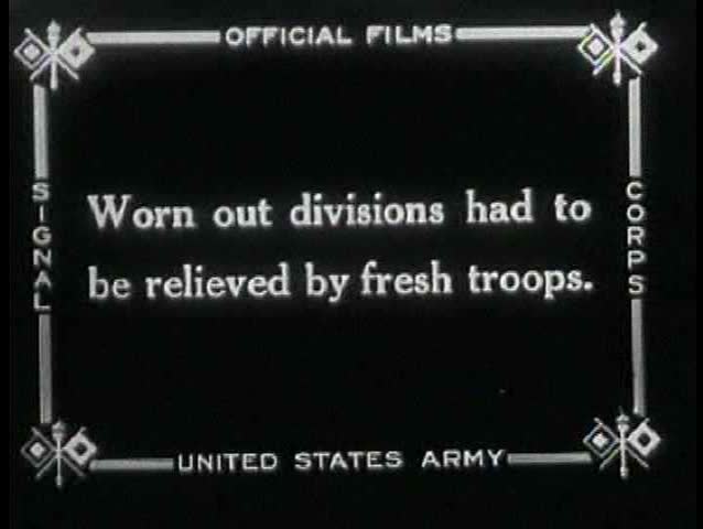 1910s - Worn out divisions are relieved by fresh troops in World War One.