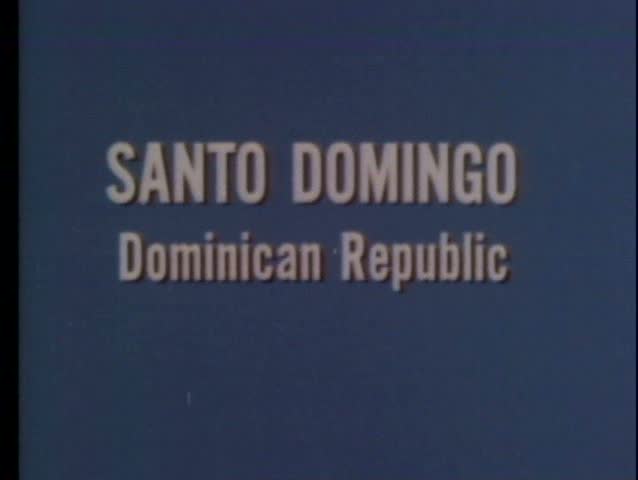 1960s - Americans train soldiers in the Dominican Republic during the Vietnam War.