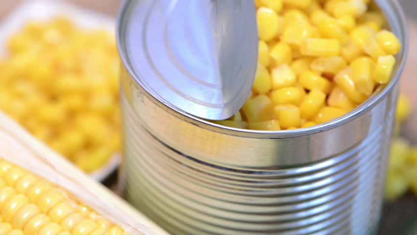 Preserved Sweetcorn (Loopable Video)
