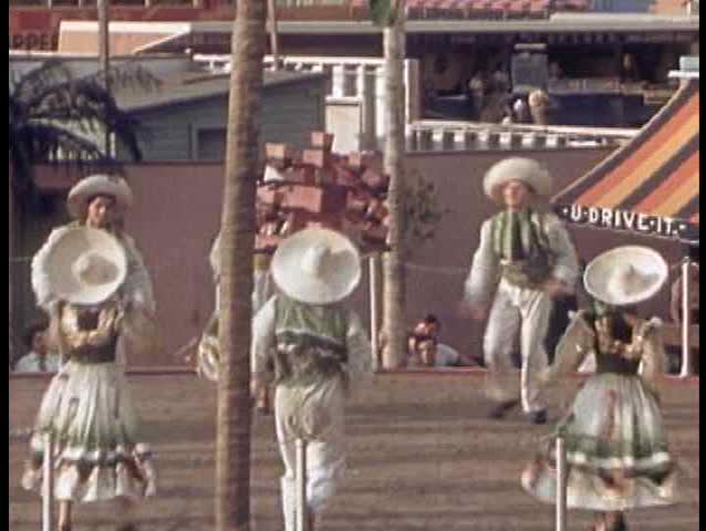 1930s - Cuba Village and dancing are seen from the 1939 NYC World fair