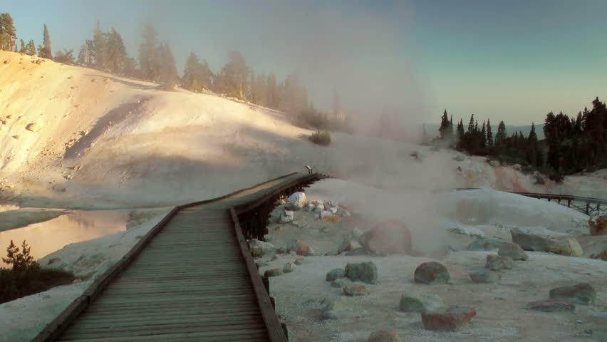 Bumpass Hell, a geothermal area of Lassen Volcanic National Park
