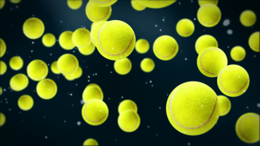 Tennis balls background