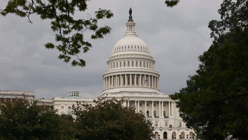 Montage of multiple shots of Washington D.C. landmarks. Includes the United States Capitol, Washington Memorial and Lincoln Memorial.
