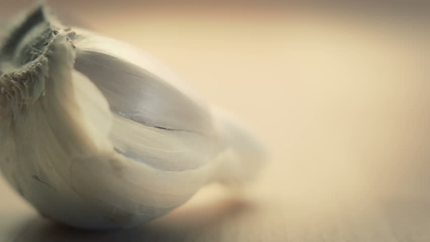 Close up Garlic clove.

